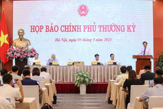 Họp báo chính phủ thường kỳ tháng 4: Dự kiến kết luận điều tra vụ án Việt Á trong quý 2 năm nay (5/5/2023)